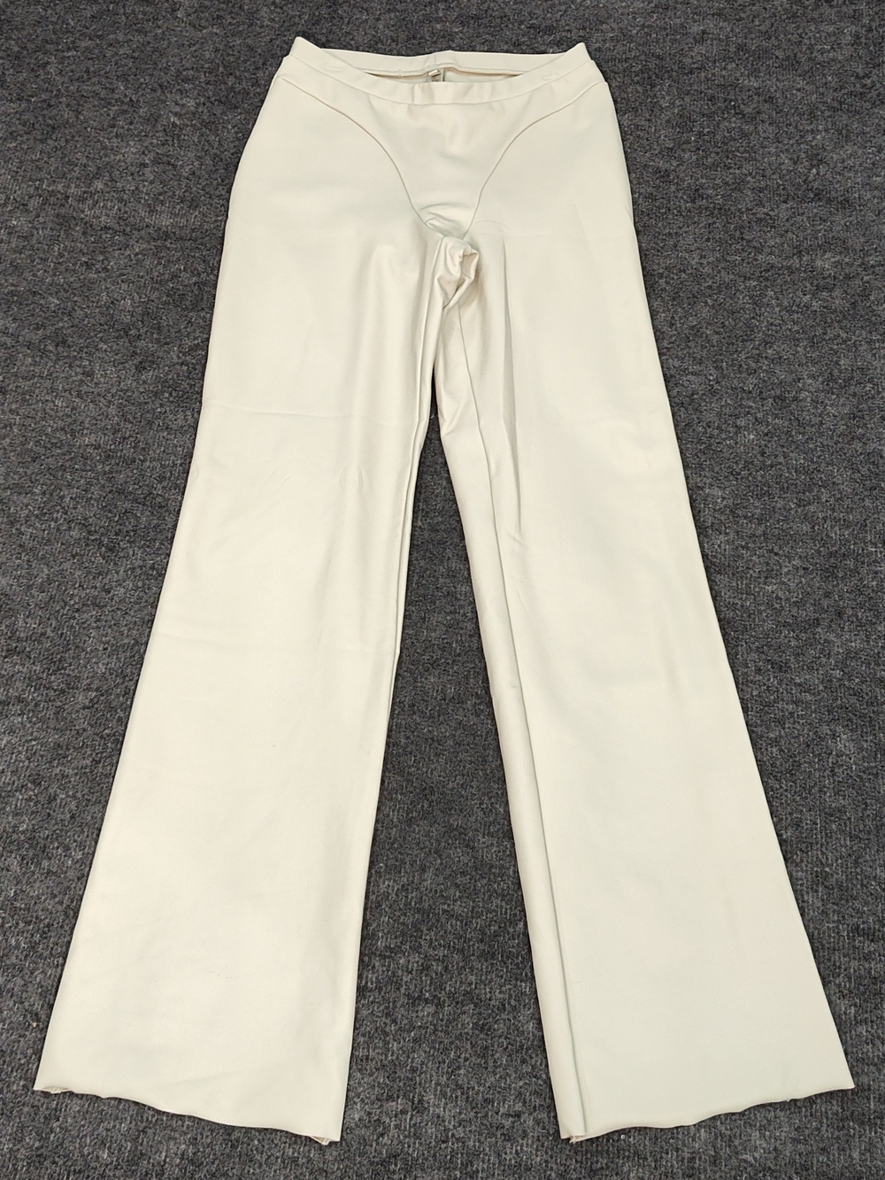 SKIMS Faux Leather Seamed Bootcut Pants